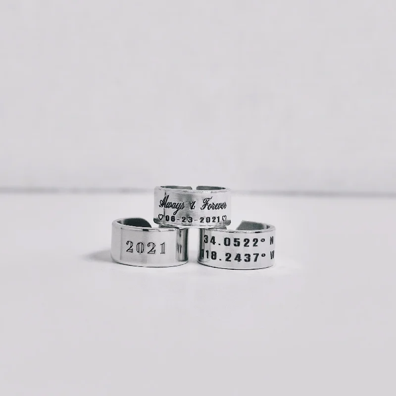 Custom Bridal Rings-THICK Custom Rings