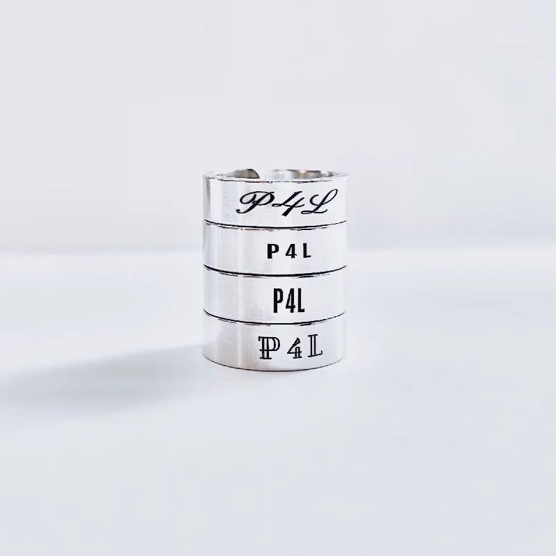 Silver Gemstone Rings-P4L Ring