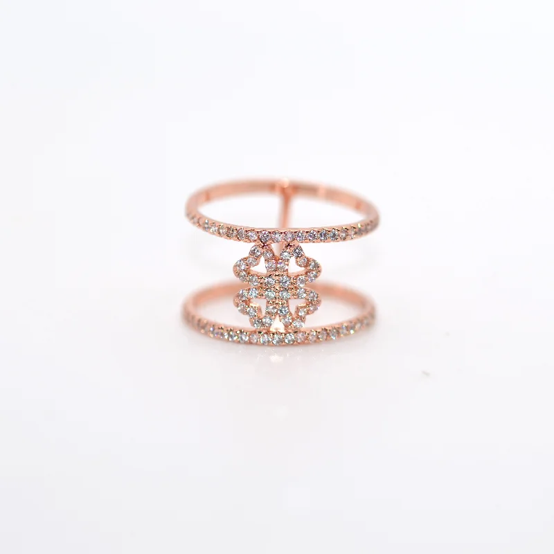 Designer Wedding Ring Sets-4 Leaf Clover Ring