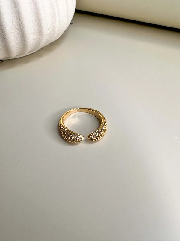 Gold Wedding Bands for Women-Velani Simplicity Ring