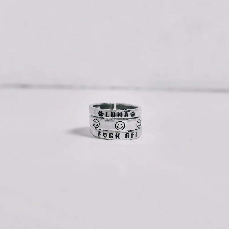 High-Quality Silver Rings-SKINNY Custom Rings