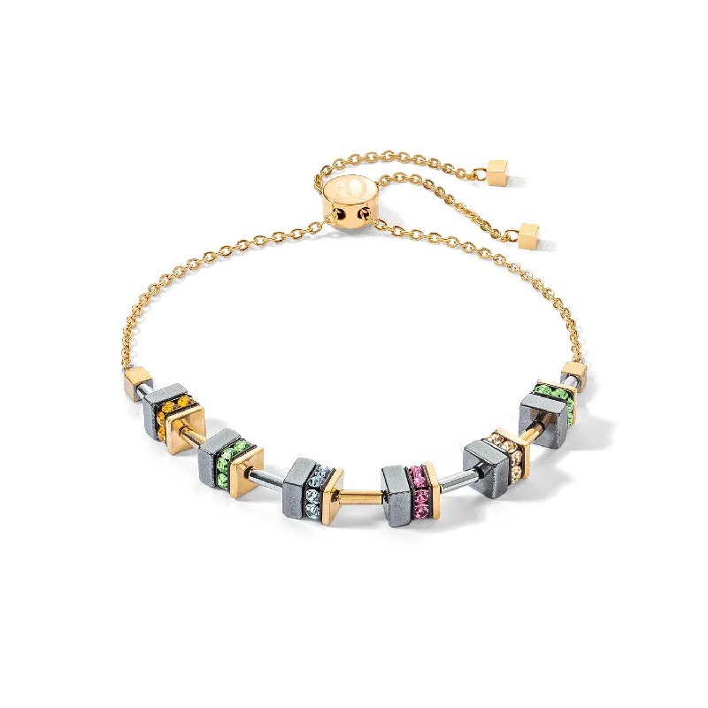 Women’s Tennis Bracelets-Multicolor Sparkling Chain Bracelet